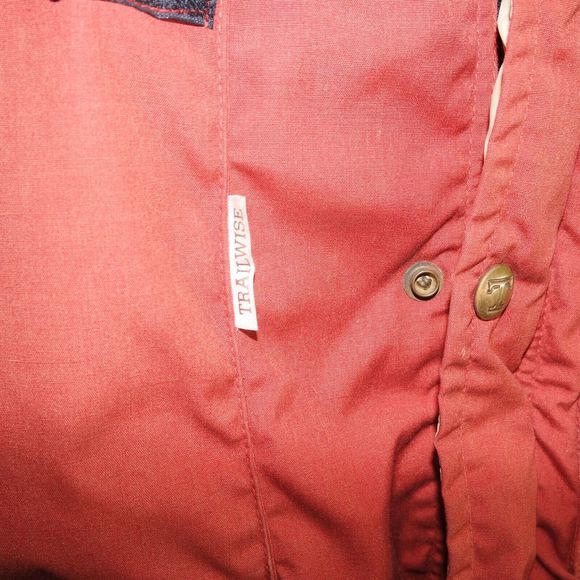 Vintage Trailwise Berkeley CA Mens Puffer Down Jacket Size Medium Rust-Orange - Picture 8 of 13